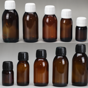 30ml Amber-Yellow Glass Medicine Bottle 100ml Brown Small Medicine Bottle Medicine Bottle Empty Bottle Medicine Bottle Small Sealed Jar