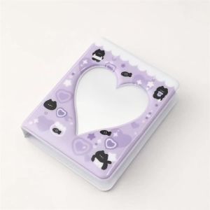 1pc Cute Bear Photo Album 3 Inch Love Heart Hollow Picture Storage Case Kpop Card Binder Name Card Book Photocard Holder