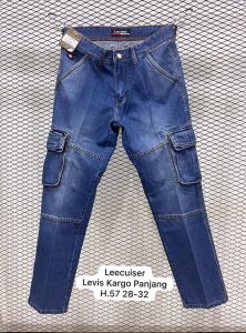 CELANA CARGO PANJANG PRIA. Celana cargo Jeans. Celana cargo Jeans pria. Celana Cargo jeans pria Merk LEECUISER