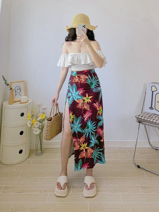 Black Pleated Skirt Black Skirt And Jumper Skirt Terno Summer