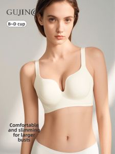 Invisible Seam Thin Bra Bust Minimizer Sub-bust Lift Anti-sagging Brassiere