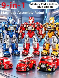 BABYSHOME | Multifunctional Magnetic Transforming Robot Toy