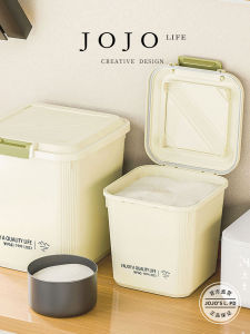 Soft Anti-Bug Moisture-Proof Sealed Rice Storage Tub for Home Use Kitchen Storage Utensil Large Capacity over 5L Chinese Style