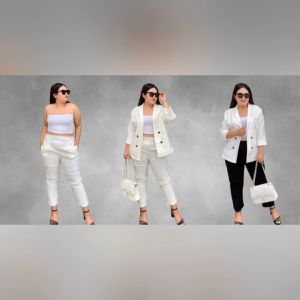 joyce FREE INNER TUBE TOP Blazer and Pants Set Terno Plus Plus Regular Size Office Wear for Women on Sale - fits XS to 2xl - good quality - super kapal ng tela - trending - mall quality - top pick - madaling maubos - trending - made of imported fabri