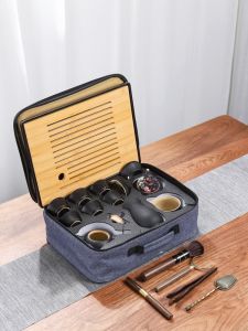 Bộ Trà Nhỏ Di Động Bộ Trà Gốm Sứ Phong Cách Hiện Đại Bộ Trà Văn Phòng Bộ Trà Gốm Sứ Thủ Công Bộ Trà Ngoài Trời Bộ Trà Dùng Cho 6 Người