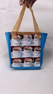Tas plastik daur ulang. Tas dari plastik kopi