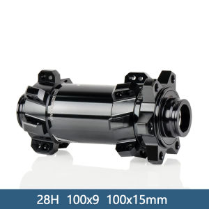 Koozer Front Hub 5x100mm QR 15x100 TA THRU 28 Holes Straight Pull 6-Bolts 2 Sealed Bearing Mountain Bike Parts MTB Bicycle Hubs