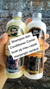 PAKET 3PC CAVIAR SHAMPO 250ML ORIGINAL BPOM - SHAMPO KUDA CAVIAR