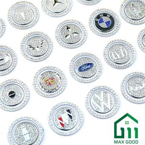 Vòng đính đá trang trí nút star/stop ô tô- vòng trang trí nút đề nổ xe hơi chất lượng cao phù hợp mọi loại xe(Logo và viền đá bán riêng)  