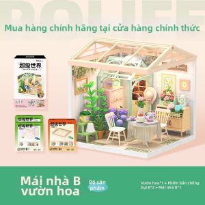 JINWUCHUANGYI | Bộ Lắp Ráp Nhà Vườn Siêu Nhỏ DIY