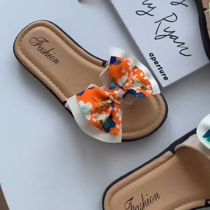 [kaki.s online] Selipar Kanak Kanak Perempuan Ribbon Bunga Flower Style Rubber Slipper