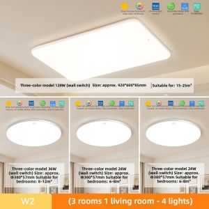 FSL | Eye-Protecting LED Ceiling Light for Living Room and Bedroom Modern Simple Style 2026 New Set