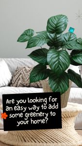 Green Artificial Velvet Plants Fern Floral Persian Artificial Potted Grass Plastic Leaves Grass Home Decoration EZ Art