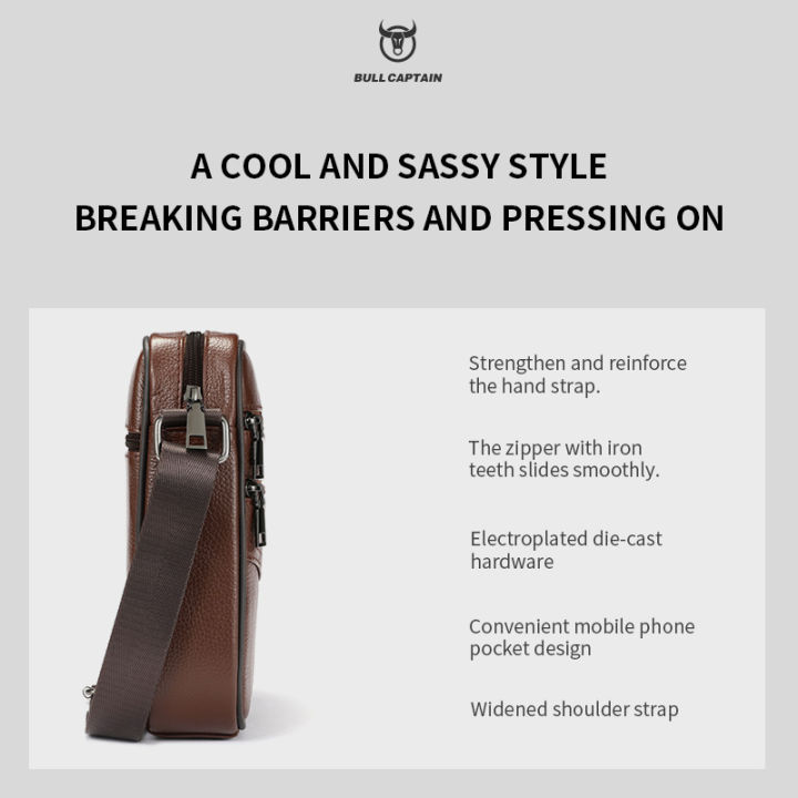 BULLCAPTAIN%20Men's%20leather%20shoulder%20bag%20multifunctional%20and%20high-capacity%20cowhide%20crossbody%20bag%20handbag%20Casual%20Messenger%20Bag%20-%20Image%205