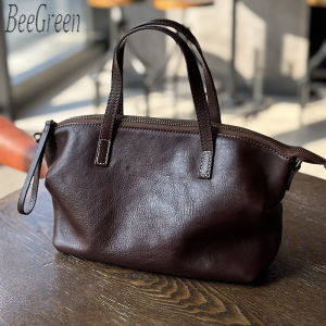 BeeGreen Women Genuine Leather Shoulder Bag High Quality Small Dumpling Bag Elegant Commuter Bag Soft Handbag
