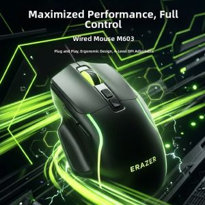 Lenovo | Quiet Low Latency Plug-and-Play Wired Mouse
