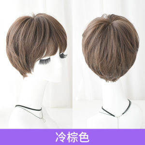 ผมปลอมสั้นสไตล์เกาหลีสำหรับผู้หญิง สไตล์บ็อบ ทรงธรรมชาติ สุดเท่ เหมาะกับทุกฤดูกาล ทรงผมปลอมที่ทันสมัย ผมปลอมทรงบ็อบสุดเท่