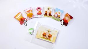 Totrees JA3-S005-5 9 ชุด 5 ลาย 500 ชิ้น กระดาษห่อเหรียญโปรยทานแบบลูกอม เลือกของตัว