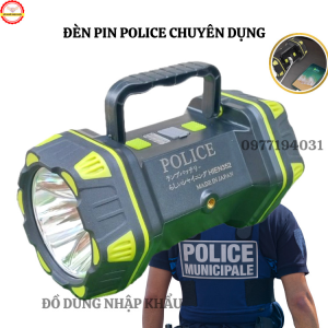 Đèn pin chuyên dụng POLICE jJAPAN siêu sáng chống nước