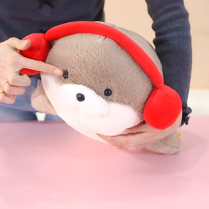 [Ready Stock] PLAYMART Khaki Seal Plush Body Pillow (85cm) Anak Patung Comel Lembut Hadiah Budak Soft Toy Cute Comfort