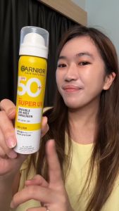 BARU! Garnier Super UV Invisible Air-Mist Sunscreen SPF 50+ PA++++ 75 ml | Sunscreen Spray UV Mist Sun Shield Sunblock Tabir Surya