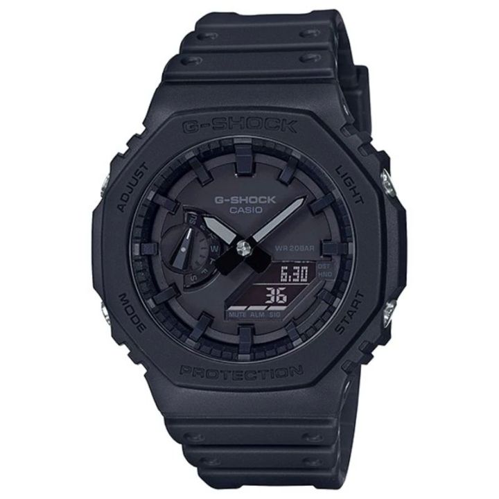 JAM TANGAN PRIA CASIO G-SHOCK ORIGINAL GA-2100-1A1 - GSHOCK GA2100 ANALOG DIGITAL HITAM