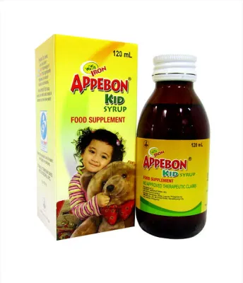 APPEBON KID SYRUP APPETITE STIMULANT W/ IRON 120mL