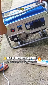 【BOLT】High-Power 220V/60HZ Home Generator – 4000W/2200W/950W 4-Stroke Portable Gasoline Generator Outdoor Small All-Copper OHV Air Cooled Generators with Multiple Protection Systems (Manual/Electric Start)