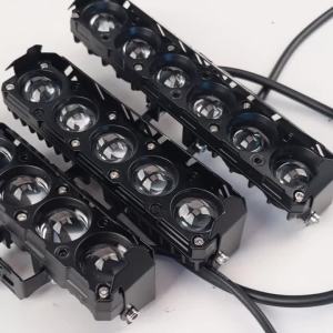 Đèn Pha LED Hai Màu Cho Xe Máy Đèn Sương Mù Đèn Chiếu Xa/gần 12V Dành Cho Xe Jeep Xe Tải Máy Kéo SUV ATV Xe 4x4 Đèn Pha Off-road