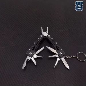 คีมอเนกประสงค์ ZC CAMP 14in1 อุปกรณ์เดินป่า Mini Multi tool ด้วยเครื่องมือและเฉพาะตัวแปรกับขีด