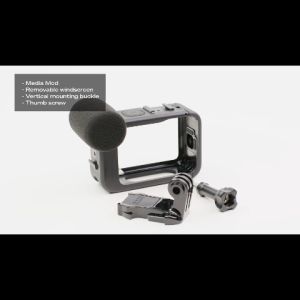 GoPro Media Mod (FOR HERO13/12/11/10/9 สีดำ) ที่สตูดิโอออน - โกสำหรับ vloggers  สตรีมเมอร์ + ผู้สร้างมีอุปกรณ์เสริมบุคคล ที่สาม  [GoPro Lifestyle]