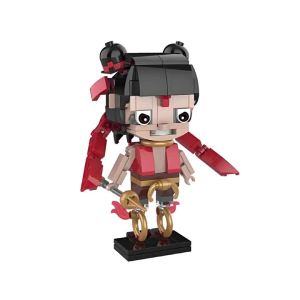 เนชา   บล็อกตัวต่อ Fengshen สินค้าภาพยนตร์ Fangtouzai เด็กปีศาจ ประกอบ Naohai ฟิกเกอร์ ตกแต่งมือถือ เข้ากันได้กับเลโก้