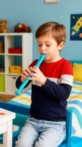 Mainan Anak 010 COLOR SULING MUSIC Seruling Recorder Plastik Anak Warna Pink – Mainan Musik Edukasi