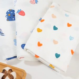 ผ้าห่มเด็ก ผ้าห่อเด็ก ผ้าห่มทารก ระบายอากาศได้ดี ผ้าห่มใยไผ่ 80*80CM ผ้าฝ้าย