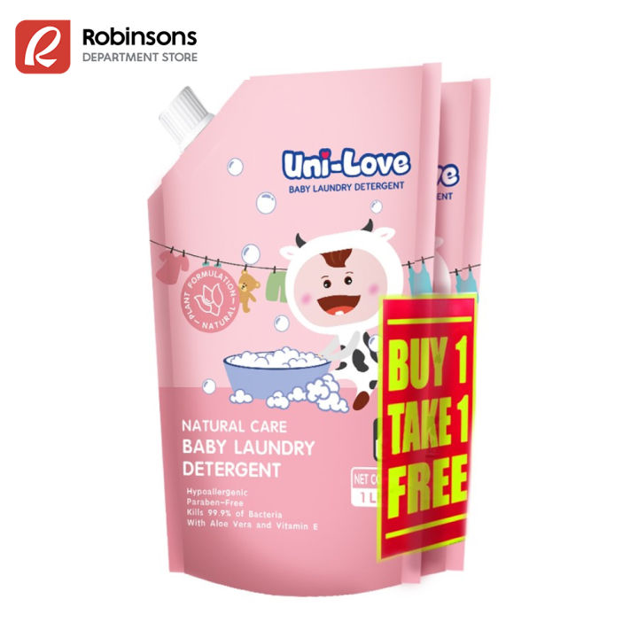 Uni-Love Baby Laundry Liquid Detergent Milk Sent (2-in-1 Bundle)