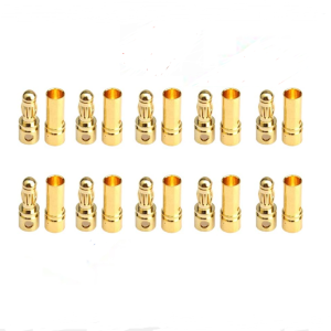 2/5/10 Cặp Đầu Nối Hình Quả Chuối 35mm Mạ Vàng Đầu Nối Đạn Nam & Nữ Cho Pin RC Lipo Sở Thích Xe Mô Hình