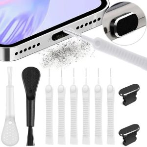 Mini Cleaning Brush Phone Charging Port Dust Cleaning Brush Shower Dust Cleaning Brush Computer Keyboard Cleaner Tool For iPhone