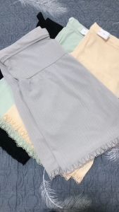 Quần bầu đùi mặc nhà vải lụa băng mềm nhẹ kèm chun chỉnh thoải mái cho mẹ bầu