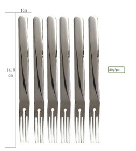 6PCS 316L stainless steel fruit fork set for home use thickened fork high-end dessert fork childrens safety fruit skewer small fork