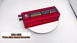 Fonsoul 1600W DC 12V 24V to DC 110V 220V Pure Sine Wave Solar Inverter 1 Universal Outlet RV Home Appliance Digital Display