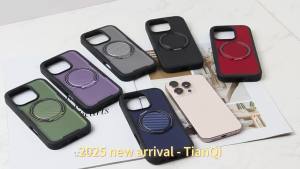 szhaiyu | Phone Case for Samsung Galaxy S26 Ultra S25 Edge S24 FE S23 Plus A57 A37 A17 A56 A36 A26 A16 A06 Magnetic Rotating Bracket Cover