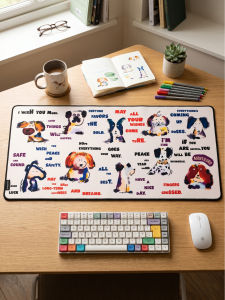 Montilord | Extra Large Rectangular Slip-Resistant Aesthetic Luxury Mouse Pad
