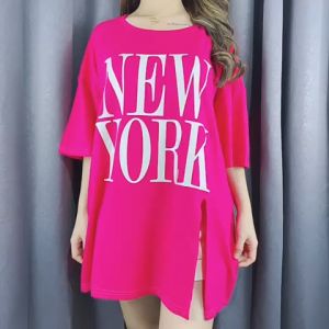 Vimel Collection - Oneck Oversize NY Jumbo XXL / Sablon tiulisan