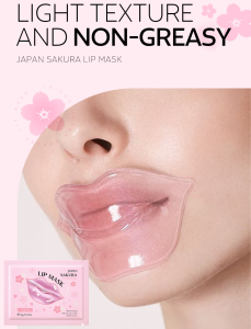 LAIKOU Moisturizing Cherry Blossom Lip Mask Exfoliating Scrub Hydrating Improve Lips Lines Lip Skincare Lip Membrane