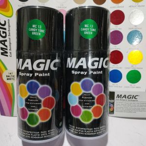 Magic Spray Paint Pilox Pilok Magic Candy Green Hijau Candy 13 300cc Cat Semprot Serbaguna Magic Ukuran Besar 300 cc