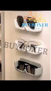 BUYBOXER 1pcs Wall-mounted glasses frame multifunctional heavy-duty glasses frame suitable for birthday gifts for students and friends
