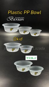 Benxon 4inch/5inch/6inch/7inch Medium Bowl [50/100pcs± ] Okid / TOLI Disposable PP Plastic Bowl - B30/B32/B75 Party Bowl