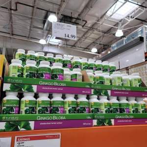 [ĐỦ BILL STORE + AIR] Viên uống Trunature Ginkgo Biloba 340 Viên Của Mỹ mẫu mới