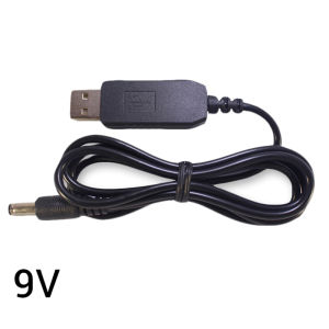 [NC]1Pcs DC 5V-12V Boost Voltage Cable USB Converter Adapter Power Bank Router Cord[NC]