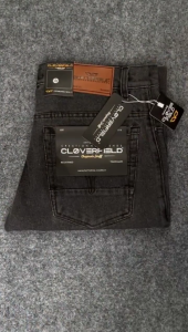 CLOVERFIELD - Celana Jeans Pria Standart Reguler Fit Jumbo Big Size Hitam